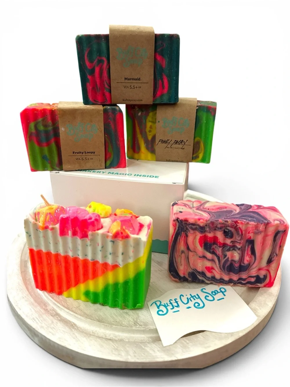 5 Pc Buff City Soap Set New and Unused limited edition